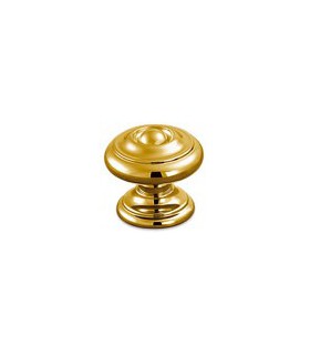Poignée bouton de meuble finition doré brillant Poignée bouton de meuble finition doré brillant