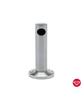 Support borgne effet inox brossé Support borgne effet inox brossé