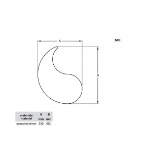 Miroir décoratif Tao
