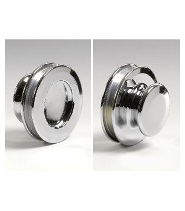 Poignée anneau borgne avec prise pour porte en verre