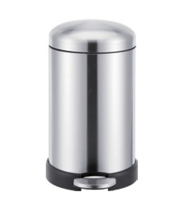 Poubelle inox couvercle bombé 20 litres