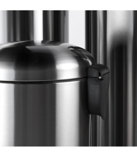 Poubelle inox couvercle bombé Poubelle inox couvercle bombé