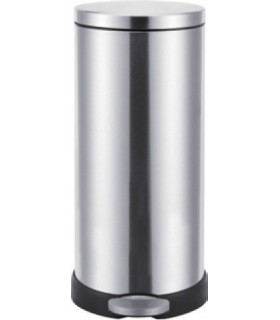 Poubelle inox couvercle plat Poubelle inox couvercle plat