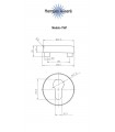 Rosace de protection ronde double inox aisi 304 Rosace de protection ronde double inox aisi 304