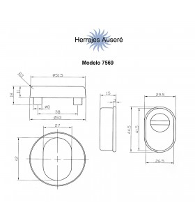 Rosace de protection ronde double inox aisi 304 Rosace de protection ronde double inox aisi 304