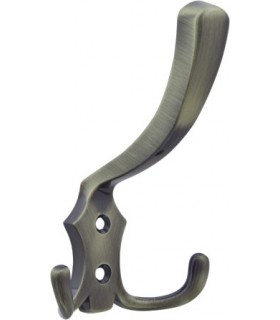 Patère en zamack hauteur 125 mm