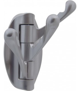 Patère pivotante en zamack hauteur 108 mm