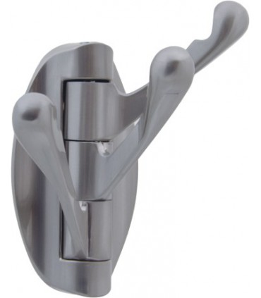 Patère pivotante en zamack hauteur 108 mm