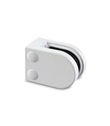 Pince a verre à talon plat - modèle 22 - Zamak blanc 9016 mat