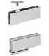 Kit penture pour porte double action en verre poids maxi 100 kg