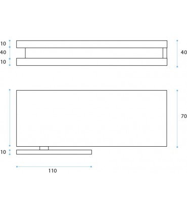 Kit penture pour porte double action en verre poids maxi 100 kg