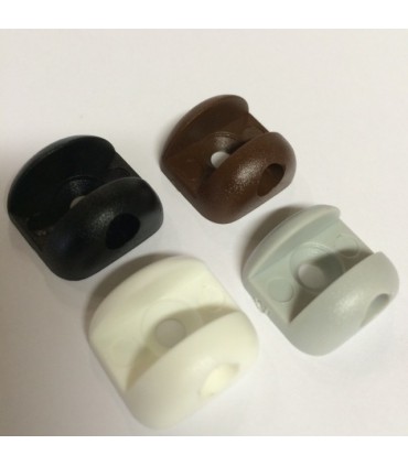 Taquet en nylon pour étagère en verre