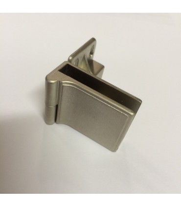 Charnière haute ou basse nickel satiné