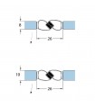 Joint d'étanchéité magnétique 180° à coller   Joint d'étanchéité magnétique 180° à coller