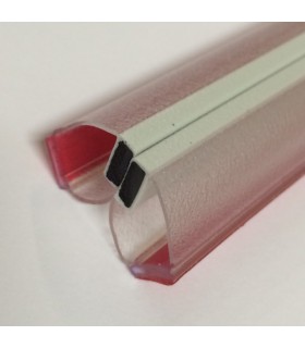 Joint d'étanchéité magnétique 90° à coller   Joint d'étanchéité magnétique 90° à coller