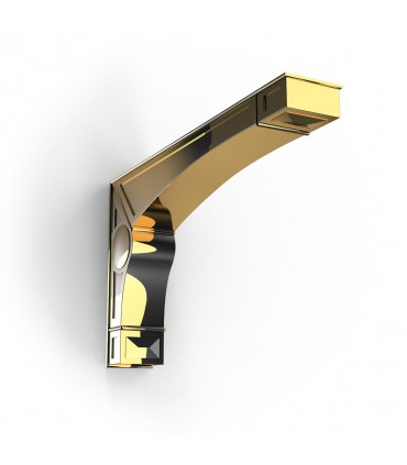 Support d'étagère Dea doré brillant