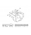 Ferrure de fixation sur rail pour placards hauts Ferrure de fixation sur rail pour placards hauts