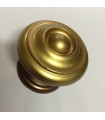 Poignée bouton de meuble finition bronze rustique