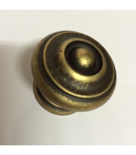 Poignée bouton de meuble finition vieux bronze Poignée bouton de meuble finition vieux bronze