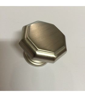 Poignée bouton de meuble finition nickel brossé Poignée bouton de meuble finition nickel brossé