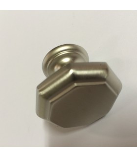 Poignée bouton de meuble finition nickel brossé Poignée bouton de meuble finition nickel brossé