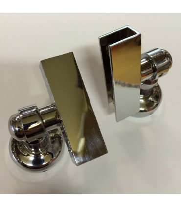 Set de deux fixations pour miroirs basculants