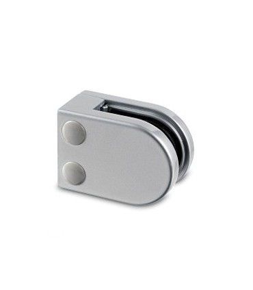 Pince a verre à talon plat - modèle 20 - Zamak gris 9006 mat