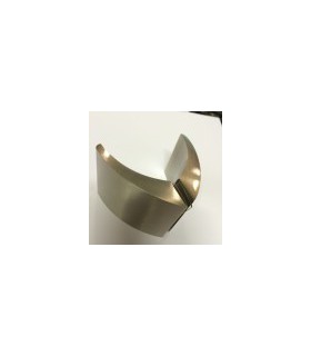 Paire de poignée bouton courbe série 2030 nickel satiné Paire de poignée bouton courbe série 2030 nickel satiné