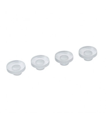 Dome anti-glisse rond plat en PVC Ø 20