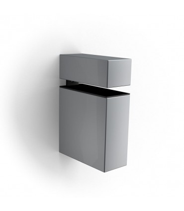 Support d'étagère Kube argent