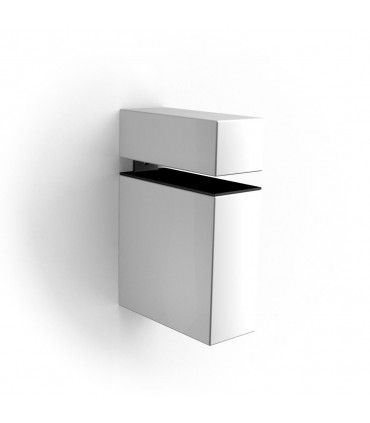 Support d'étagère Kube blanc