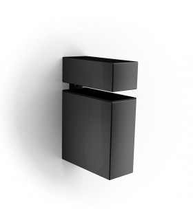 Support d'étagère Kube noir Support d'étagère Kube noir