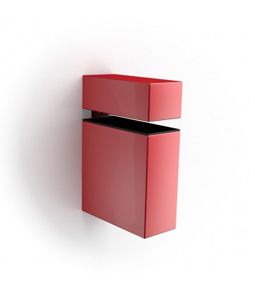 Support d'étagère Kube rouge