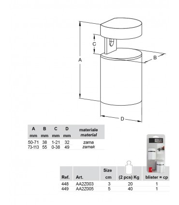 Support d'étagère Basket