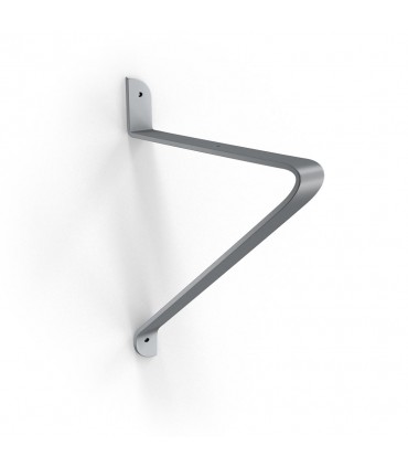 Support pour étagère bois Bellucci argent