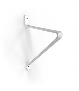 Support pour étagère bois Bellucci blanc