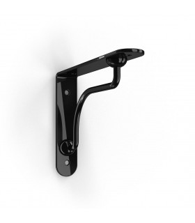 Support pour étagère en bois Palladio PM noir