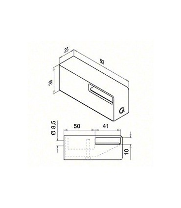 support de main courante technique
