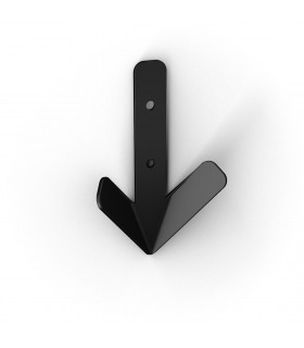 Patère design série Robin Hood noir by Bolis Italia