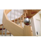 Boule départ de rampe d'escalier