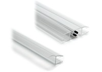 Avec forme daileron droit portes ou panneaux Pour sceller des espaces allant jusqu/à 23/ mm 9/ ou 10/ mm Compatible avec du verre de 8 Existe en longueur 80/ cm 90/ cm Joint de douche pour les /écrans 140/